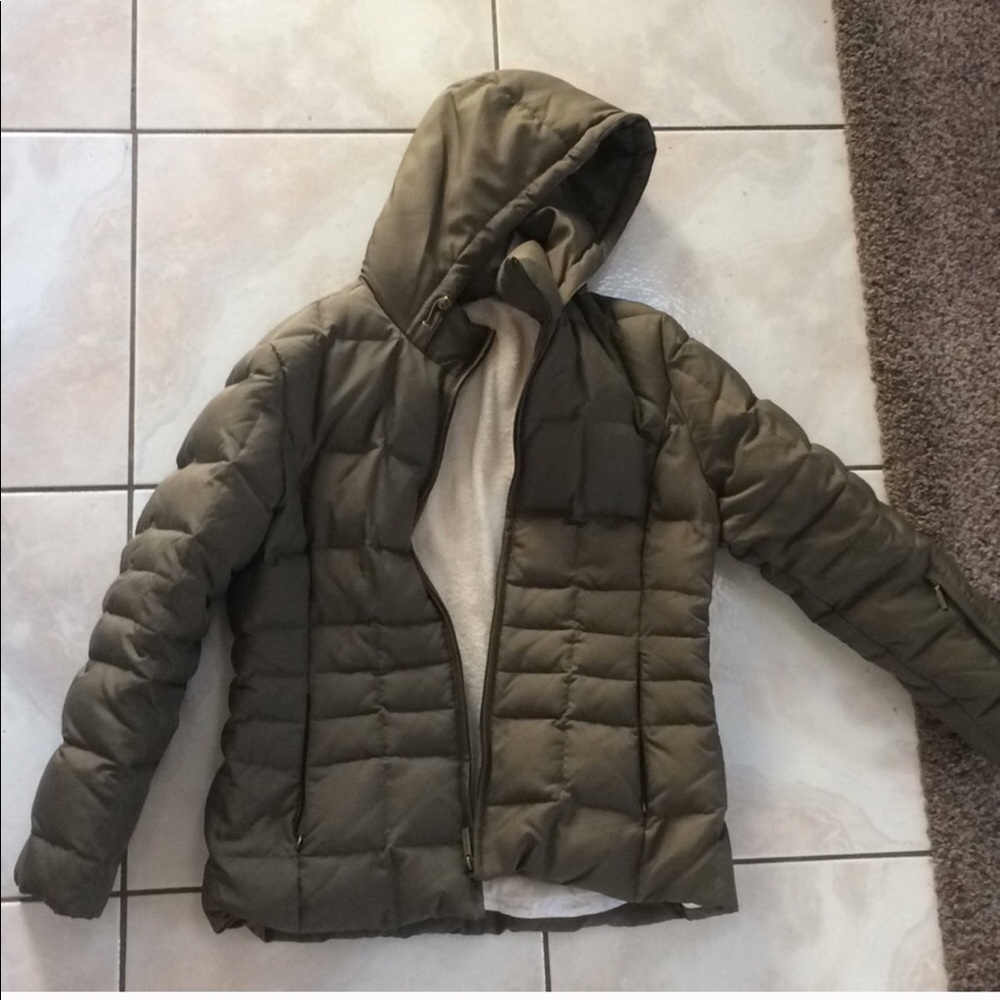 Olive Green Calvin Klein Coat